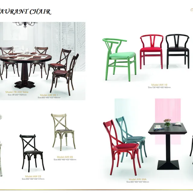 METAL RESTAURANT CHAIR 034-035